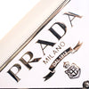 Prada Spazzolato Triangle Logo Plate Flap Chain Crossbody Secondhand