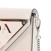 Prada Spazzolato Triangle Logo Plate Flap Chain Crossbody Secondhand