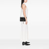 Saint Laurent Medium Croc Embossed Leather Monogram Kate Tassel Crossbody Secondhand