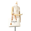 Celine Small Canvas Logo Print Horizontal Cabas Tote Secondhand