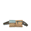 Gucci GG Canvas Web Double Pocket Belt Bag Secondhand