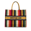 Dior Large Striped Book Tote Secondhand