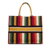Dior Large Striped Book Tote Secondhand