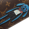 Louis Vuitton Monogram Embroidered Cartoon LV Friends Brazza Wallet Secondhand