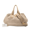 Prada Canapa Linen Satchel Secondhand