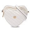 Gucci Mini Matelasse Diagonal Calfskin Interlocking G Heart Crossbody Secondhand