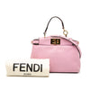 Fendi Micro Leather Peekaboo Satchel Secondhand