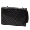 Chanel Quilted Lambskin Tassel Flap Secondhand
