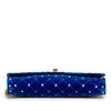Valentino Quilted Velvet Rockstud Spike Wallet on Chain Secondhand