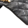 Chanel Mini Quilted Calfskin Pearl CC Accordion Flap Secondhand