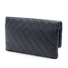 Chanel Quilted Lambskin CC Beauty Foldover Clutch Secondhand