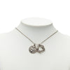 Hermès Palladium Plated Cordage Rope Pendant Necklace Secondhand