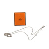 Hermès Palladium Plated Cordage Rope Pendant Necklace Secondhand