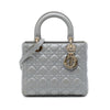 Dior Medium Pearlescent Lambskin Cannage Lady Dior Secondhand