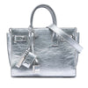 Saint Laurent Nano Metallic Crinkled Calfskin Supple Sac De Jour Satchel Secondhand
