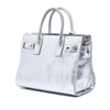 Saint Laurent Nano Metallic Crinkled Calfskin Supple Sac De Jour Satchel Secondhand