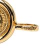 Chanel CC Gold Plated Leather Woven Chain Triple Medallion Belt Secondhand