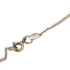 Chanel Gold Plated Enamel CC Heart Pendant Necklace Secondhand