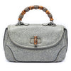 Secondhand Gucci Large Speckled Leather New Bamboo Top Handle Bag