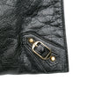 Balenciaga Lambskin Motocross Classic Zip Around Flat Clutch Secondhand