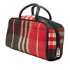 Burberry Mini Exploded Check Canvas Handbag Secondhand