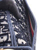 Dior Oblique Embroidered Velvet Saddle Bag Secondhand