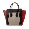 Celine Micro Tricolor Leather Luggage Tote Secondhand
