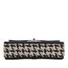 Chanel CC Woven Lambskin and Viscose Houndstooth Single Flap Secondhand