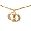 Dior Gold Plated CD Logo Pendant Necklace Secondhand