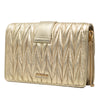 Miu Miu Metallic Matelasse Nappa Crystal Embellished Crossbody Secondhand