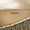 Miu Miu Metallic Matelasse Nappa Crystal Embellished Crossbody Secondhand