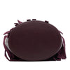 Burberry Mega Check Canvas and Suede Fringe Bucket Bag Secondhand