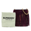 Burberry Mega Check Canvas and Suede Fringe Bucket Bag Secondhand