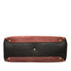 Burberry Large Suede and Calfskin Banner Satchel Secondhand