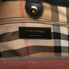 Burberry Large Suede and Calfskin Banner Satchel Secondhand