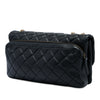Chanel Quilted Calfskin CC Crown Flap Secondhand