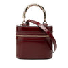 Gucci Shiny Calfskin Bamboo Vanity Bag Secondhand