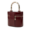 Gucci Shiny Calfskin Bamboo Vanity Bag Secondhand