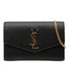 Saint Laurent Grain De Poudre Uptown Chain Wallet Secondhand