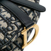 Dior Mini Oblique Canvas Saddle Bag Secondhand
