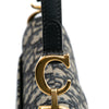 Dior Mini Oblique Canvas Saddle Bag Secondhand
