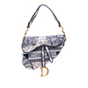Dior Canvas Embroidered Around the World Saddle Bag Secondhand