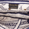 Dior Canvas Embroidered Around the World Saddle Bag Secondhand