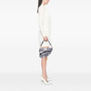 Dior Canvas Embroidered Around the World Saddle Bag Secondhand