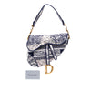 Dior Canvas Embroidered Around the World Saddle Bag Secondhand