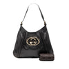 Gucci Calfskin Interlocking G Britt Shoulder Bag Secondhand