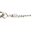 Chanel Silver CC Enamel Pendant Necklace Secondhand