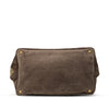 Prada Large Suede Canapa Logo Tote Secondhand