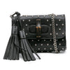 Gucci Small Leather Studded Miss Bamboo Crossbody Secondhand