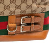 Gucci Medium GG Canvas Web Heritage Tote Secondhand